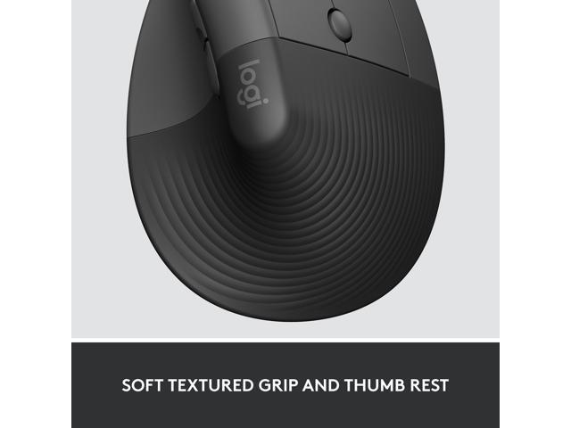 Logitech Lift for Business, Vertical Ergonomic Mouse, Wireless, Bluetooth or Secured Logi Bolt USB, Quiet clicks, Globally Certified,...