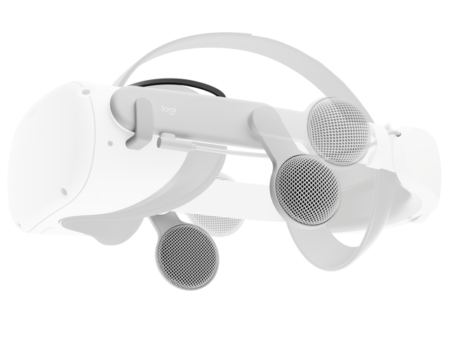 Open Box - Logitech Chorus VR Off-Ear Headset for Meta Quest 2 - White
