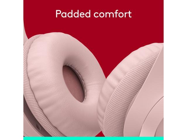 Logitech - H390 Wired USB-A On-Ear Stereo Headphones with Noise Canceling Microphone - Rose - image 7