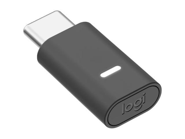 Logitech - Zone Vibe Bluetooth Headphones with Noise Canceling Mic for Google Meet, Google Voice, Zoom, Mac/PC (with receiver) - Graphite - image 8