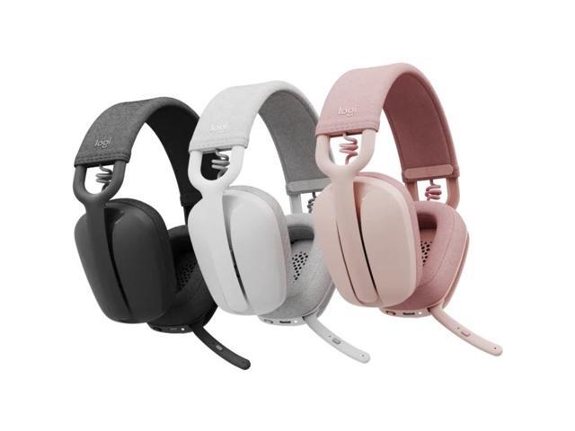 Logitech - Zone Vibe Bluetooth Headphones with Noise Canceling Mic for Google Meet, Google Voice, Zoom, Mac/PC (with receiver) - Graphite - image 9