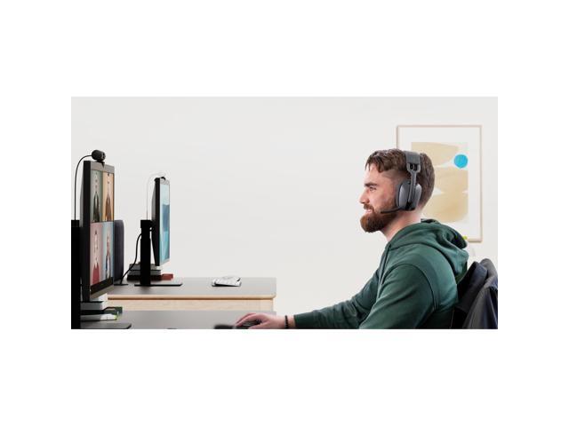 Logitech - Zone Vibe Bluetooth Headphones with Noise Canceling Mic for Google Meet, Google Voice, Zoom, Mac/PC (with receiver) - Graphite - image 10