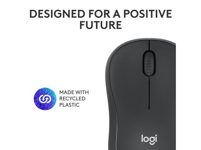 Logitech - M240 Silent Bluetooth Wireless Optical Ambidextrous Mouse - Wireless - Graphite - image 2