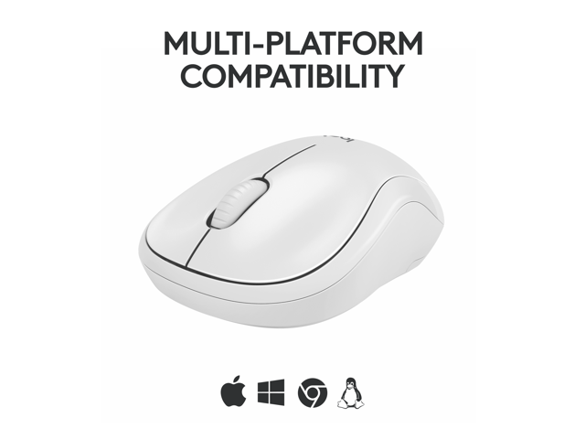 Logitech - M240 Silent Bluetooth Wireless Optical Ambidextrous Mouse - Wireless - Off-White - image 6