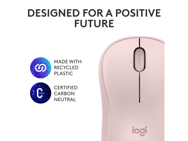 Logitech - M240 Silent Bluetooth Wireless Optical Ambidextrous Mouse - Wireless - Rose - image 8