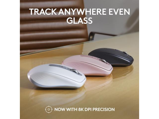 Logitech - MX Anywhere 3S Wireless Bluetooth Optical Fast Scrolling Mouse with Programmable Buttons - Wireless - Black - image 8