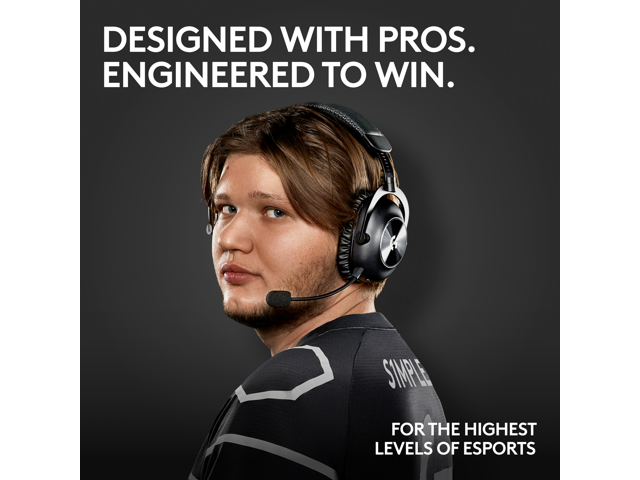 Logitech - PRO X 2 LIGHTSPEED Wireless Over-the-Ear Gaming Headset for PC, PS5, PS4, Nintendo Switch - Black - image 3