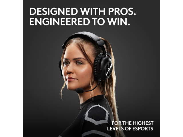 Logitech - PRO X 2 LIGHTSPEED Wireless Over-the-Ear Gaming Headset for PC, PS5, PS4, Nintendo Switch - White - image 3
