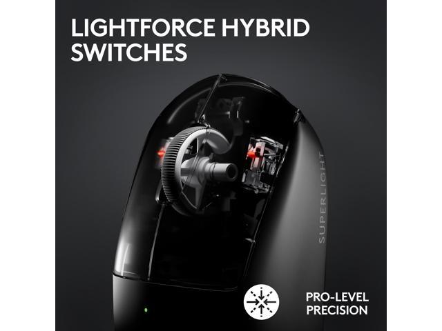 Logitech - G PRO X SUPERLIGHT 2 LIGHTSPEED Lightweight Wireless Optical HERO 2 Sensor 44 000 DPI Gaming Mouse with 8K Polling - Wireless - Off-White - image 3