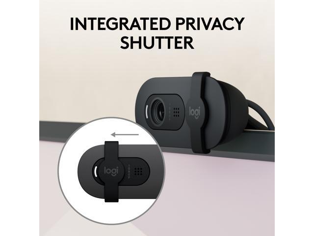 Logitech - Brio 100 1080p Full HD Webcam for Meetings and Streaming - Graphite - image 4