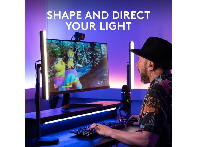 Logitech - Litra Beam Premium LED Streaming Key Light with TrueSoft and Brightness/Color Temperature Settings - Black - image 3