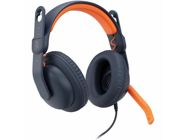 Logitech Zone Learn Wired Headsets for Learners, Stereo, USB C, 3.5mm, Over the Head, Omni-directional Microphone