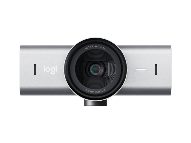 Logitech - MX Brio Ultra HD 4K Video Conference, Gaming and Streaming Webcam - Pale Gray - image 2