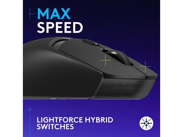 Logitech - G309 LIGHTSPEED Lightweight Wireless Optical Gaming Mouse with HERO 25K Sensor - Wireless - Black - image 2