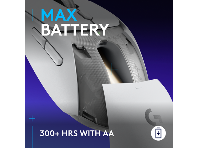 Logitech - G309 LIGHTSPEED Lightweight Wireless Optical Gaming Mouse with HERO 25K Sensor - Wireless - White - image 6