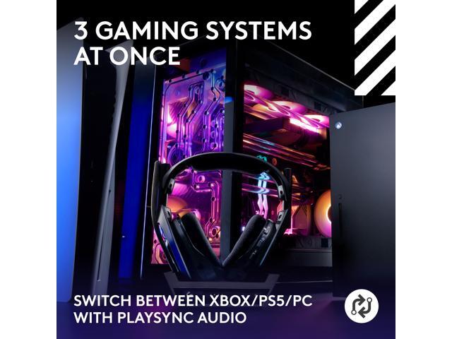 Logitech - A50 LIGHTSPEED Wireless Gaming Headset + Base Station (Gen 5) for Xbox, PlayStation 5, PC/Mac or Nintendo Switch - Black - image 3