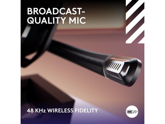 Logitech - A50 LIGHTSPEED Wireless Gaming Headset + Base Station (Gen 5) for Xbox, PlayStation 5, PC/Mac or Nintendo Switch - Black - image 6