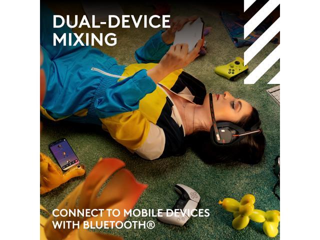 Logitech - A50 LIGHTSPEED Wireless Gaming Headset + Base Station (Gen 5) for Xbox, PlayStation 5, PC/Mac or Nintendo Switch - Black - image 8