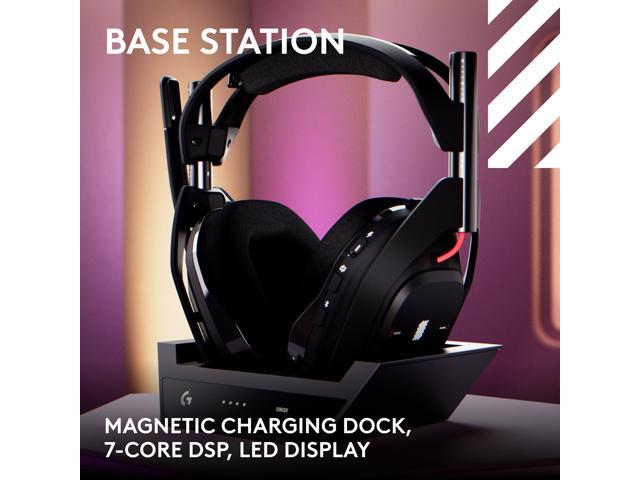 Logitech - A50 LIGHTSPEED Wireless Gaming Headset + Base Station (Gen 5) for Xbox, PlayStation 5, PC/Mac or Nintendo Switch - Black - image 11
