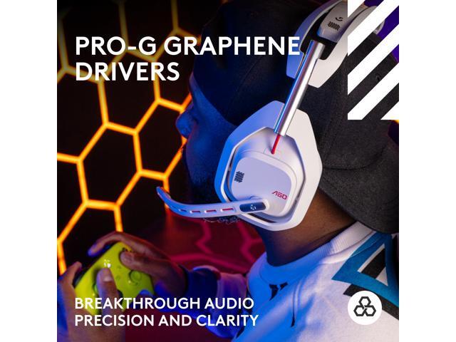 Logitech - A50 LIGHTSPEED Wireless Gaming Headset + Base Station (Gen 5) for Xbox, PlayStation 5, PC/Mac or Nintendo Switch - White - image 4