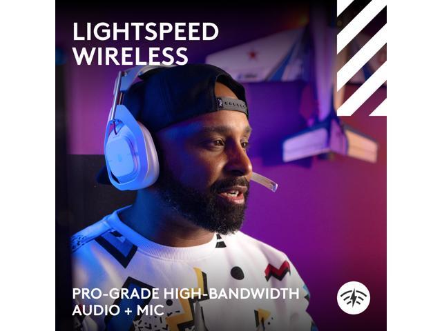Logitech - A50 LIGHTSPEED Wireless Gaming Headset + Base Station (Gen 5) for Xbox, PlayStation 5, PC/Mac or Nintendo Switch - White - image 5