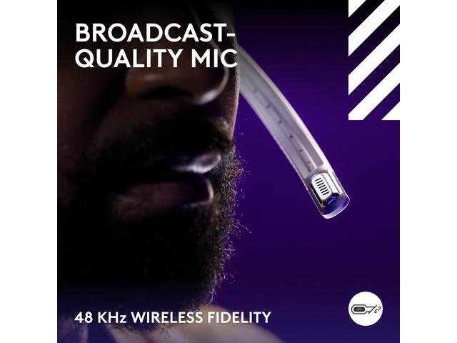 Logitech - A50 LIGHTSPEED Wireless Gaming Headset + Base Station (Gen 5) for Xbox, PlayStation 5, PC/Mac or Nintendo Switch - White - image 6