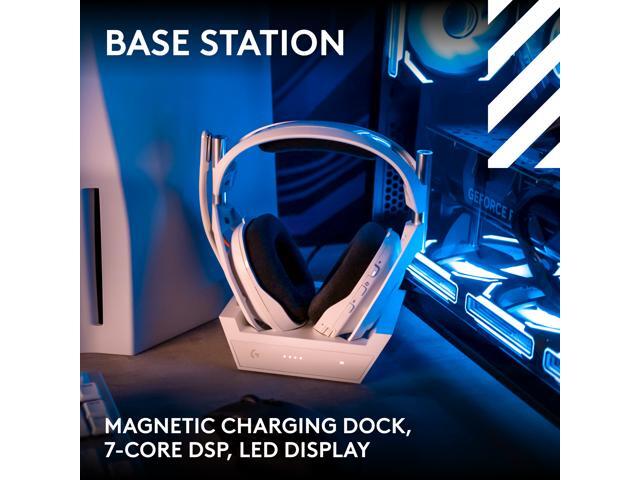 Logitech - A50 LIGHTSPEED Wireless Gaming Headset + Base Station (Gen 5) for Xbox, PlayStation 5, PC/Mac or Nintendo Switch - White - image 11