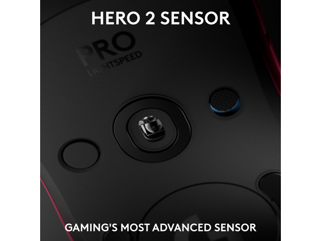 Logitech - PRO 2 LIGHTSPEED Lightweight Optical HERO 44K DPI Gaming Mouse with 4 Customizable and Switchable Magnetic Side Buttons - Wireless - Magenta - image 4