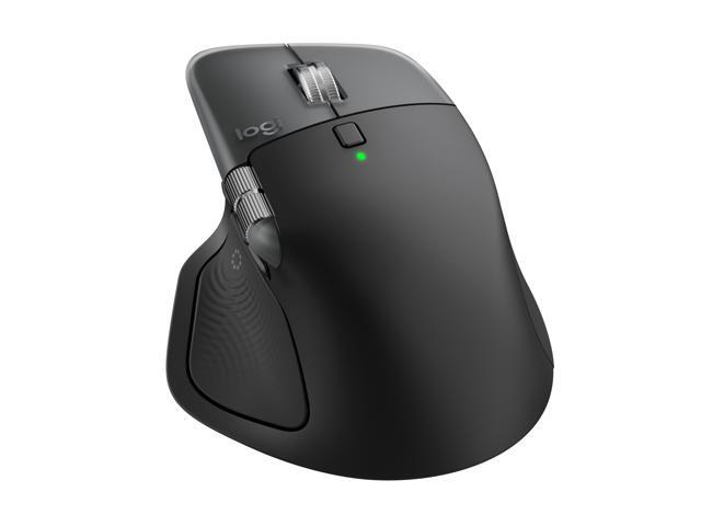 Logitech - MX Master 4 for Mac - Wireless Laser Ergonomic Mouse with Advanced Performance Haptic Feedback - Wireless - Space Black - image 3