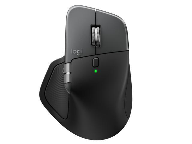 Logitech - MX Master 4 for Mac - Wireless Laser Ergonomic Mouse with Advanced Performance Haptic Feedback - Wireless - Space Black - image 4