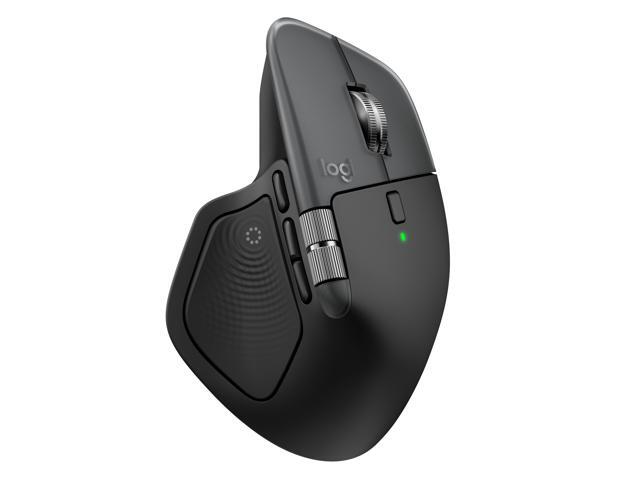 Logitech - MX Master 4 for Mac - Wireless Laser Ergonomic Mouse with Advanced Performance Haptic Feedback - Wireless - Space Black - image 5