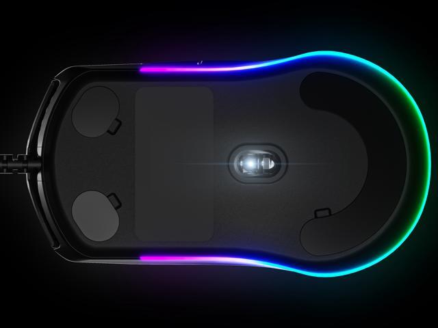 SteelSeries - Rival 3 Lightweight Wired Optical Gaming Mouse with Brilliant Prism RGB Lighting - Wired - Black - image 6