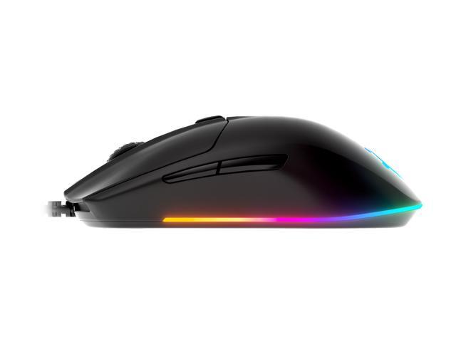 SteelSeries - Rival 3 Lightweight Wired Optical Gaming Mouse with Brilliant Prism RGB Lighting - Wired - Black - image 3