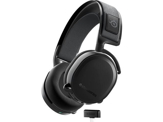 SteelSeries Arctis 7+ Wireless Gaming Headset - Lossless 2.4 GHz - 30 Hour Battery Life - USB-C - 7.1 Surround - For PC, PS5, PS4, Mac, Android and...