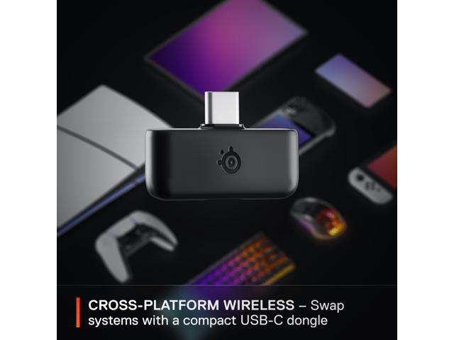 SteelSeries - Arctis Nova 5 Wireless Gaming Headset for PC, PS5, and PS4 - Black - image 10