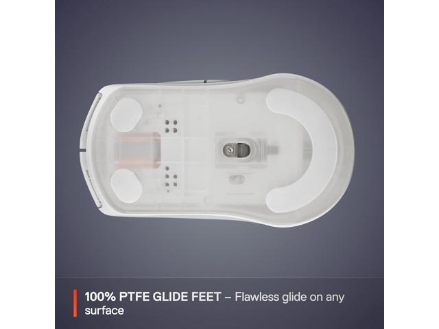 SteelSeries - Rival 3 Gen 2 Wireless Optical Gaming Mouse with Ultra-fast clicks - Wireless - White - image 6