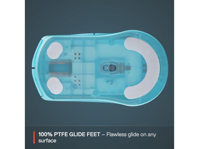 SteelSeries - Rival 3 Gen 2 Wireless Optical Gaming Mouse with Ultra-fast clicks - Wireless - Aqua - image 7