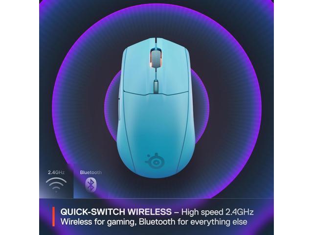 SteelSeries - Rival 3 Gen 2 Wireless Optical Gaming Mouse with Ultra-fast clicks - Wireless - Aqua - image 6