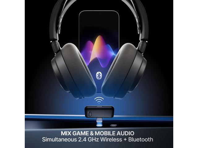 SteelSeries - Arctis Nova 7P Gen 2 Wireless Over-The-Ear Multi Gaming Headset for PS4, PS5, Switch, Handheld, PC - Black - image 7
