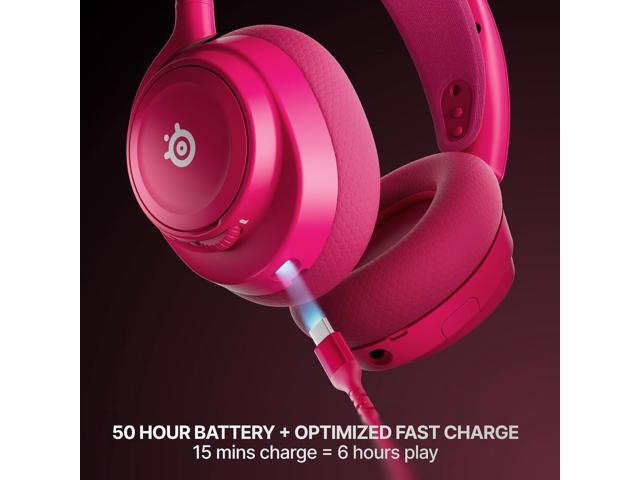 SteelSeries - Arctis Nova 7X Gen 2 Wireless Over-The-Ear Multi Gaming Headset for Xbox, PC, PS5, Switch, Handheld - Magneta - image 6