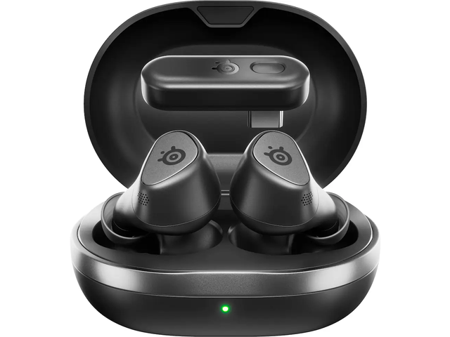 SteelSeries Arctis GameBuds Gaming Earset - Stereo - True Wireless - Bluetooth/RF - 20 Hz to 20 kHz - Earbud - Binaural - In-ear - Noise Canceling...
