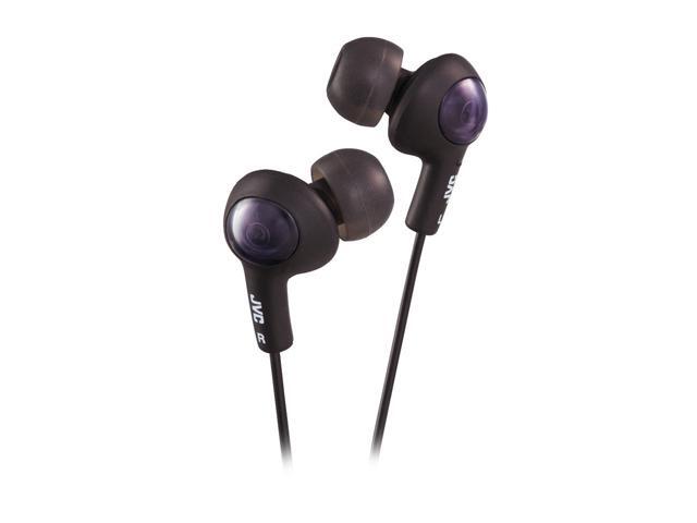 JVC Black HA-FX5-B Inner-Ear Gumy Plus Headphone - Black