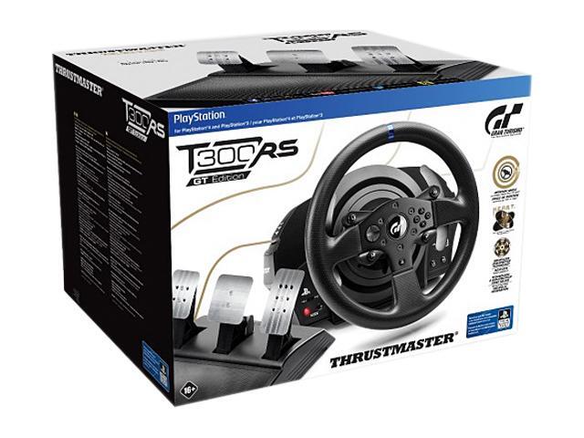 Thrustmaster - T300RS GT Racing Wheel and 3 Pedal Set for PlayStation 4, PlayStation 5,Windows - Black - image 8