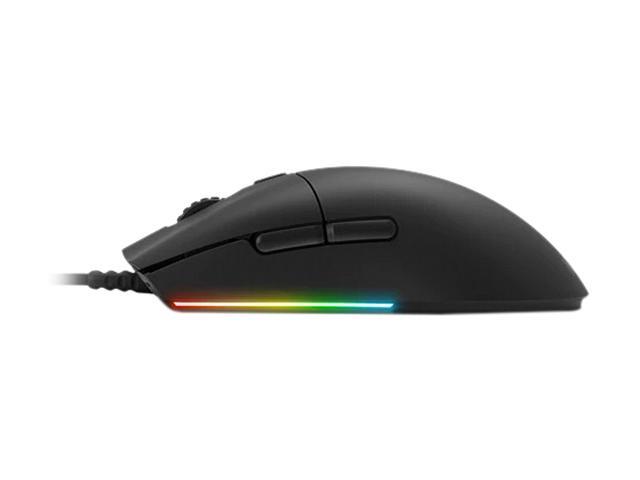 NZXT Lift - MS-1WRAX-BM - PC Gaming Mouse - Lightweight Ambidextrous Mouse - High-end PixArt 3389 Optical Sensor - 16k Resolution - RGB Lighting -...