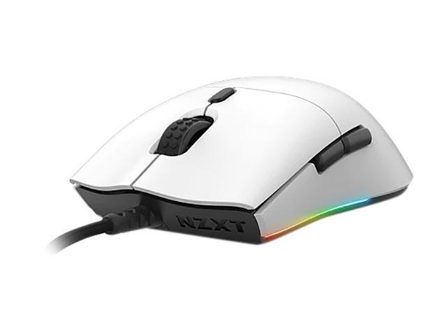 NZXT Lift - MS-1WRAX-WM - PC Gaming Mouse - Lightweight Ambidextrous Mouse - High-end PixArt 3389 Optical Sensor - 16k Resolution - RGB Lighting -...