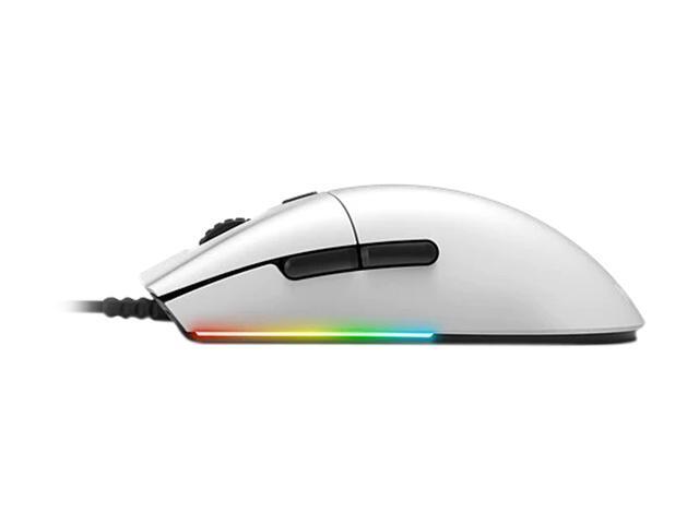 NZXT Lift - MS-1WRAX-WM - PC Gaming Mouse - Lightweight Ambidextrous Mouse - High-end PixArt 3389 Optical Sensor - 16k Resolution - RGB Lighting -...