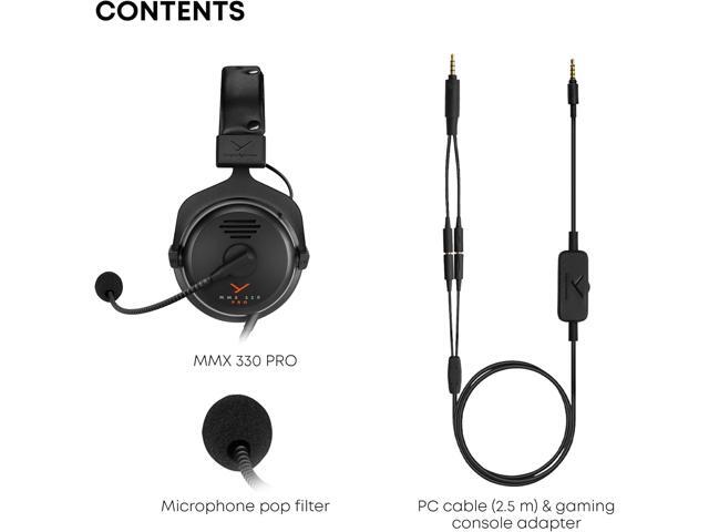 beyerdynamic MMX 330 Pro Open-Back Gaming Headset with Stellar.45 Driver and Condenser Microphone, Wired Gaming Headset Suitable for PC, Gaming...