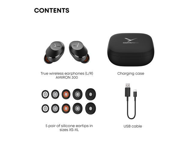 Beyerdynamic Amiron 300 True Wireless Noise Cancelling Earbuds/Headphones, Multipoint Bluetooth 5.3 with Active Noise Cancellation, Up to 10 Hours...
