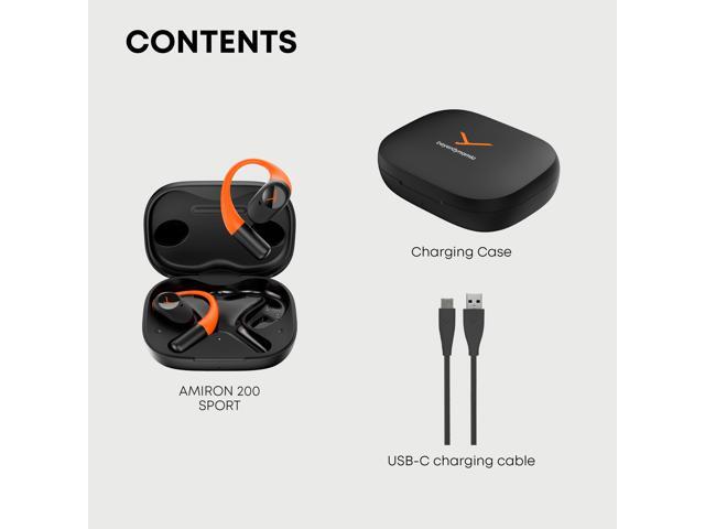Beyerdynamic AMIRON 200 True Wireless Bluetooth Earbuds w/Ear Hooks. Running, Biking, Sport, Fitness Open Headphones with 36Hrs Playtime. IP54...