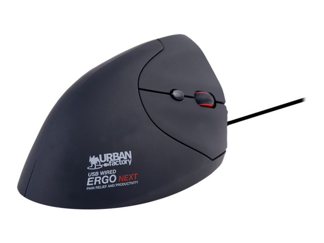 Urban Factory Wired Vertical Ergonomic Mouse - EMR01UF-N